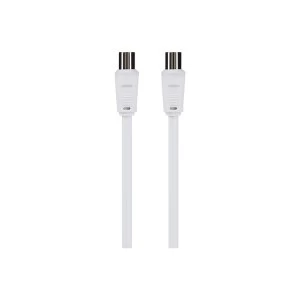 Image of Maplin Aerial Flylead Coax IEC Plug to Coax IEC Plug Cable 5m