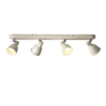 Image of Endon Westbury - LED 4 Light Spotlight Gloss Ivory, Gloss White Paint, GU10