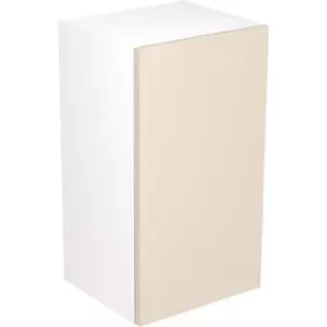 Image of Kitchen Kit Flatpack Slab Kitchen Cabinet Wall Unit Super Gloss 400mm in Cashmere MFC