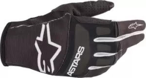 image of Alpinestars Techstar 22 Motocross Gloves, black-white Size M black-white, Size M