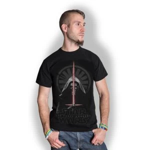 Image of Star Wars - Episode VII Kylo Ren Shadows Unisex Large T-Shirt - Black