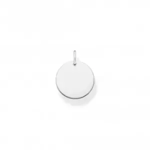 Image of Sterling Silver Disc Pendant PE923-001-21