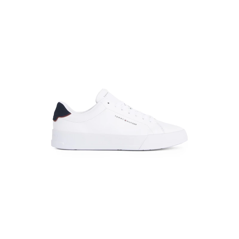 Image of Tommy Hilfiger Court Trainer - White White Male 41 OQ55301