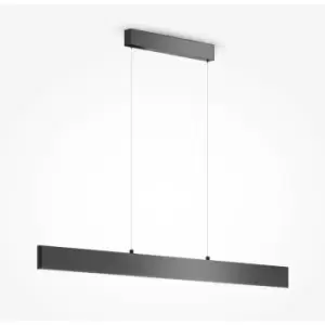 image of Maytoni Maytoni Step Bar Pendant Ceiling Light Black Integrated LED 4000K