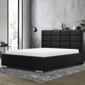 Image of Tuanso Bed King Plush Velvet Black