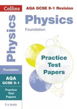 Image of AQA GCSE 9-1 physics foundation practice test papers by