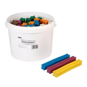 image of Newclay Newplast Modelling Plasticine (Bucket of 8 colours)