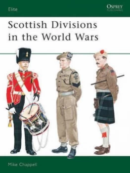 Image of Scottish Units in the World Wars by Mike Chappell Book