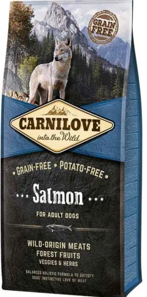 image of Carnilove Adult Salmon Dog Food 1.5kg