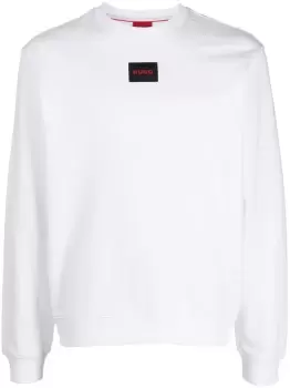 Image of HUGO Diragol Sweatshirt Open White
