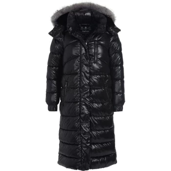 Image of Barbour International Platinum Mercury Quilted Jacket - Black