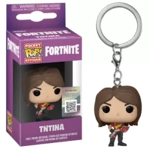 image of Fortnite TNTina Funko Pop! Vinyl Keychain