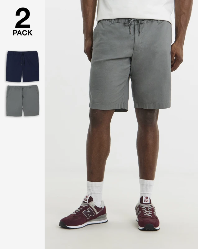 Image of jack & jones Jack & Jones Jaiden Rocco Jogger Shorts Navy/Grey - JACK & JONES - Size: 42 Navy/Grey Male 42 JK62105