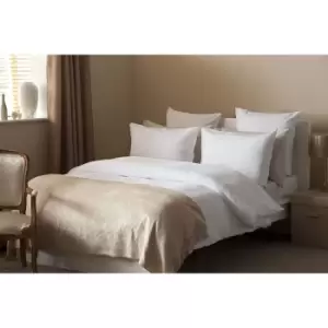 Image of Belledorm Waffle Weave Cotton Cover Set (King) (White)