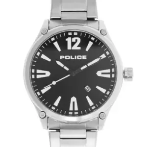 image of 883 Police 15244 Stainless Steel Watch - Black