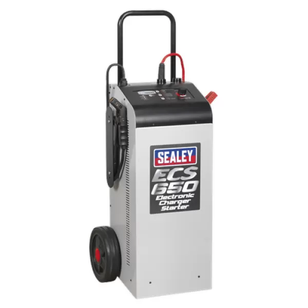 Image of Genuine SEALEY ECS650 Electronic Charger Starter 100/650A 12/24V