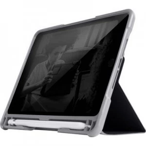Image of STM Goods Dux Plus DUO BookCase Compatible with Apple series: iPad mini 4, iPad mini (5th Gen) Black (transparent)
