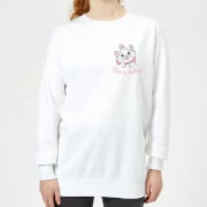Image of Disney Aristocats Marie I'm A Lady Womens Sweatshirt - White