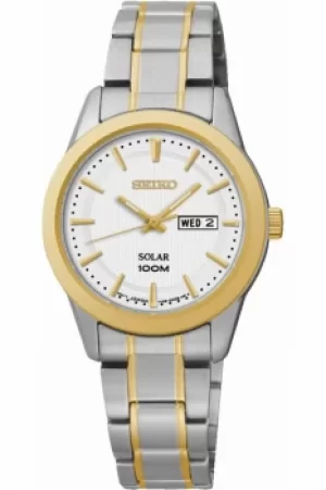 image of Ladies Seiko Dress Solar Powered Watch SUT162P1