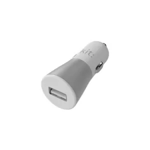 image of KIT Car Charger USB A Port Silver 2.4A