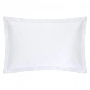 Image of Sheridan 1000tc Cotton Sateen Tailored Pillowcase - Snow