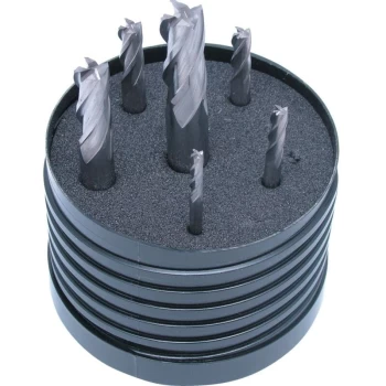 Image of 4FL Carbide Plain Shank End Mills 3-10MM (Set-6) - Swisstech