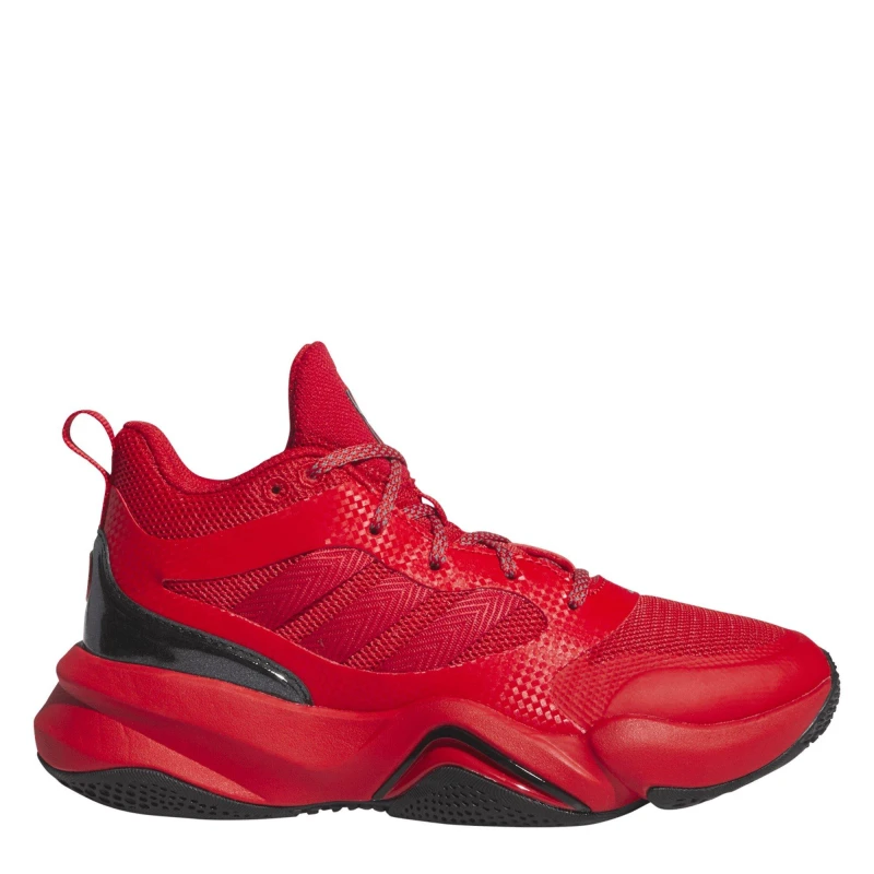 Image of adidas Kids High-Top Trainers Team Colleg Red male 3.5 (36)
