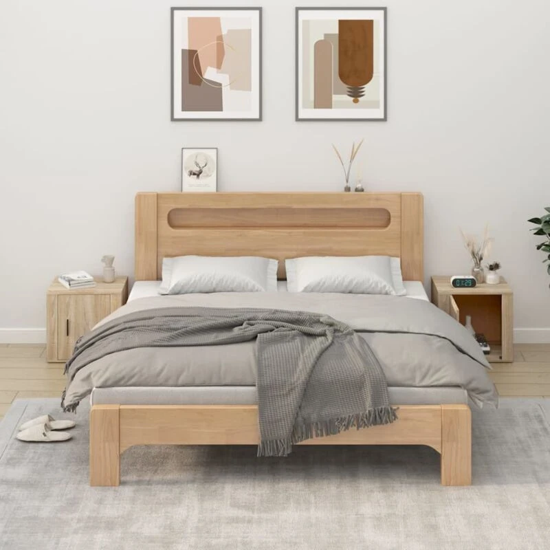 Image of Vidaxl Bedside Cabinets 2 Pcs Sonoma Oak 50X39X47 Cm, Brown 816695