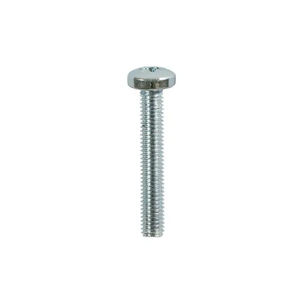 image of Machine Screw Pozi Pan Head Bright Zinc Plated 4020PPM Diameter: M4