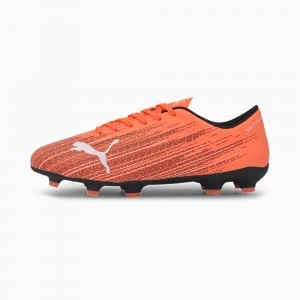 Image of PUMA Ultra 4.1 FG/AG Mens Football Boots, Shocking Orange/Black Size 10 Shoes