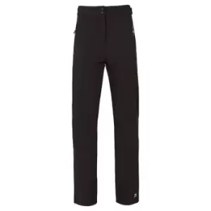 image of Trespass Womens/Ladies Squidge II Water Resistant Hiking Trousers (L) (Black)