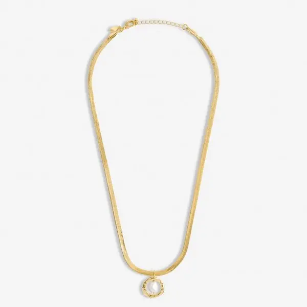 Image of Solaria Baroque Pearl Gold Plated Pendant 46cm + 5cm Necklace 7154