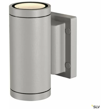 Image of SLV Myra Outdoor Light, Surface Light Socket Inside 8 x 15 x 11.5cm (W x D x H) Grey - Grey
