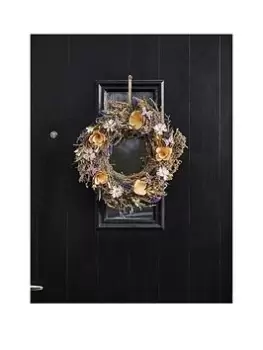 image of Smart Garden Viola Whirl Decoative Wreath