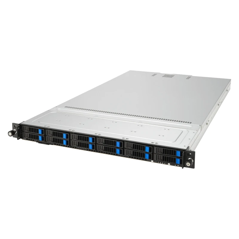 Image of Asus ASUS RS700A-E12-RS12U Socket SP5 Rack (1U) Black, Steel 90SF02D1-M006Z0