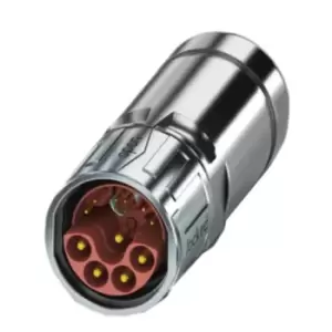 Image of Phoenix Contact Cable Mount Connector, 8 + 4 + E Contacts, M23 Connector