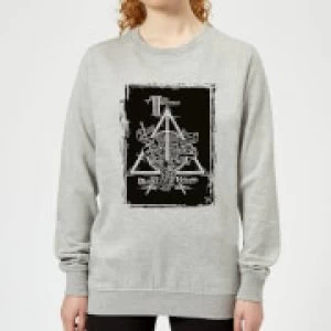 Image of Harry Potter Three Brothers Womens Sweatshirt - Grey - 3XL