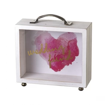 Image of Heart Wedding Fund Moneybox By Heaven Sends