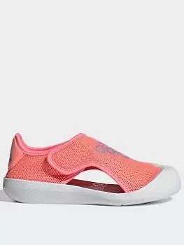 Image of adidas Altaventure Sport Swim Sandals, Black/White, Size 12 Younger