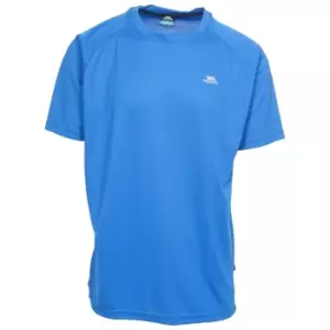 Image of Trespass Mens Debase Short Sleeve Active T-Shirt (XS) (Bright Blue)
