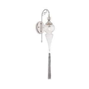 Image of Hammam 1 Light Wall Light Silver