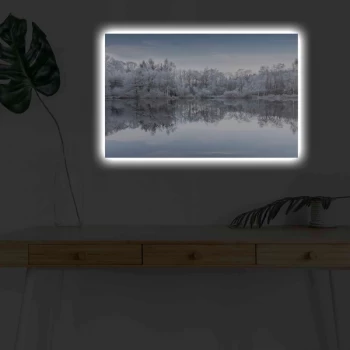 Image of 4570KARDACT - 036 Multicolor Decorative LED Lighted Canvas Painting