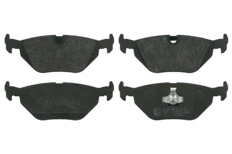 Image of SWAG 20 91 6196 Brake pad set Rear Axle, prepared for wear warning indicator, with piston clip Brake Pad Set,disc brake (402)