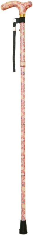 Image of Aidapt Folding Walking Stick Printemp Natural