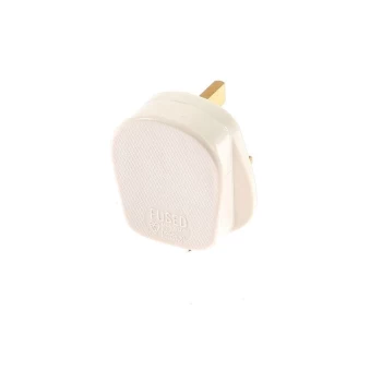 Image of RP13AW Rubber Plug 13AMP Heavy Duty - White