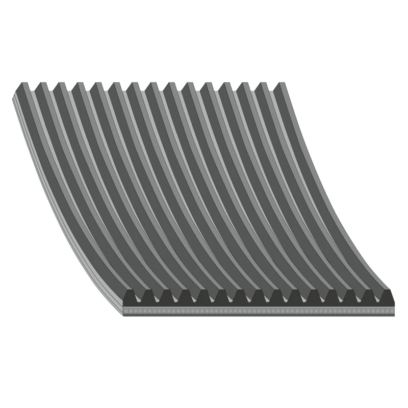 Image of FEBI BILSTEIN 29121 V-ribbed belt EPDM (ethylene propylene diene Monomer (M-class) rubber) V-Ribbed Belts (305)