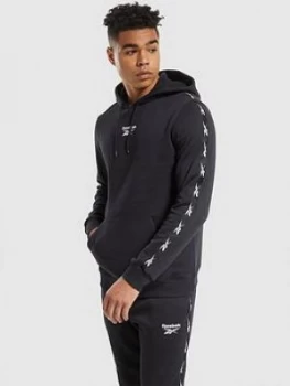 image of Reebok Tape Hoodie - Black