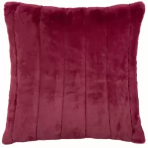 Image of Empress Faux Fur Cushion Ruby, Ruby / 45 x 45cm / Cover Only