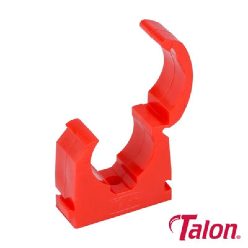 Image of Talon - Single Hinged Id Clip - Red - Ts22Red20 (Size 22mm - 20 Pieces)
