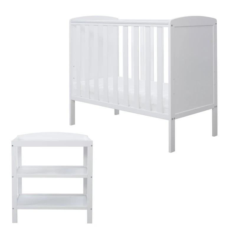 Image of Ickle Bubba Coleby Space Saver 2 Pce Furniture Set and All Se White unisex one